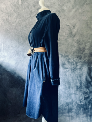 dunkelblaues Kleid von Bee, XL-XXL – Bild 6