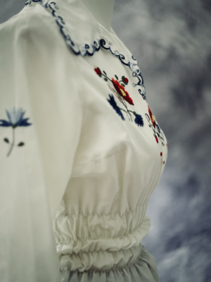 romantische Bluse mit Volants, XS-S – Bild 4