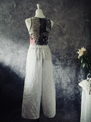 sommerliche Leinenhose von Oska, S – Bild 3