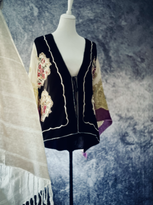 zauberhafte Seidenbluse von Rare, L-XL – Bild 5