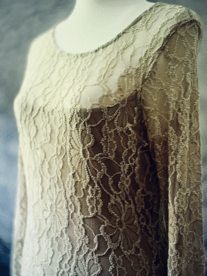 schönes Spitzenkleid von Cream, S-M – Bild 3