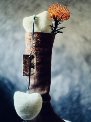 Schuhkissen aus Wolle von Andrea Schelling Couture, handgefertigt – Bild 2