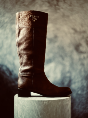 klassischer Stiefel von Prada, 39 – Bild 1