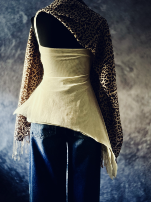 zartes Top aus gelben Chiffon, S – Bild 2
